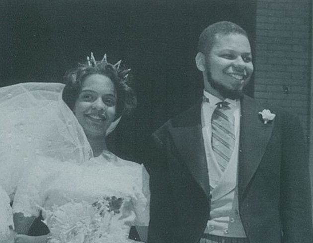 wedding photo of Kenneth and Valerie Standard