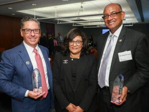 Justice Cheryl E. Chambers, Judge Norman St. George, Judge James Wicks
